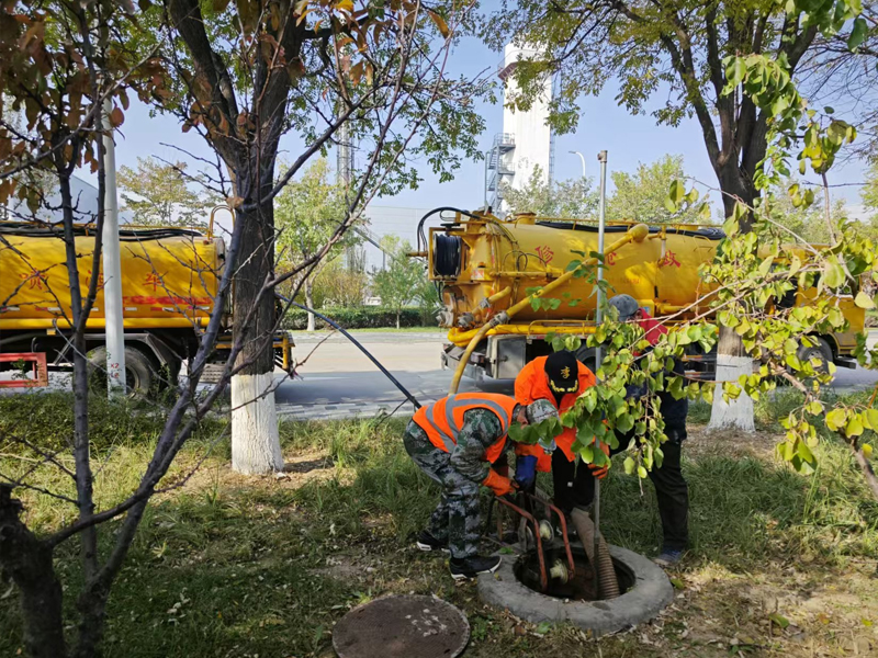 新门口厂区管道清洗