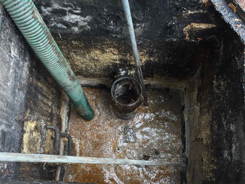 新门口隔油池清理